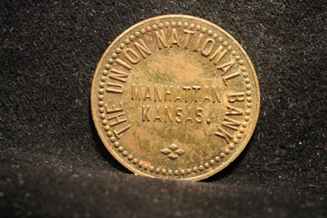 Manhattan, Kansas, Union National Bank $1.00 token