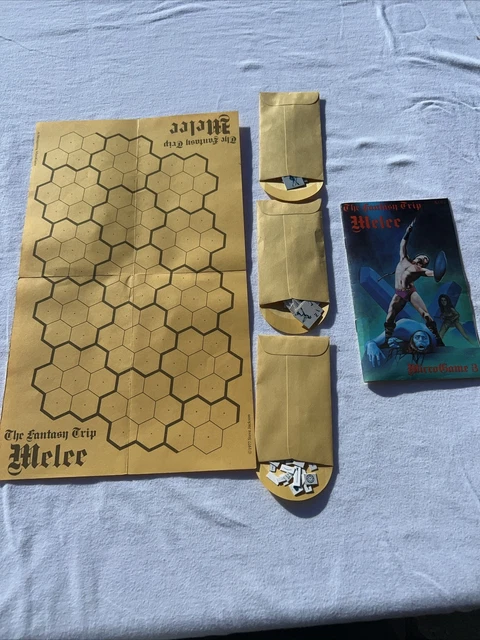 Vintage The Fantasy Trip "Melee" Micro Game 3 31003 - Metagaming Complete