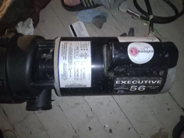 Spa/hot tub motor and pump motor is a waterway executive 56 230volts 2 speed as