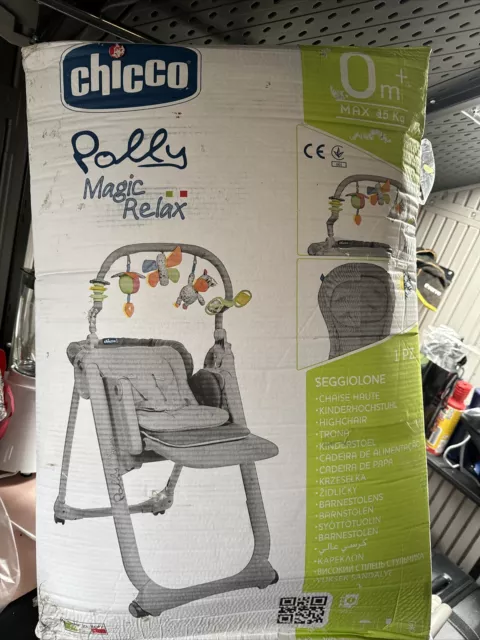 Chicco Polly Magic Relax Highchair - Graphite (06079502210930)