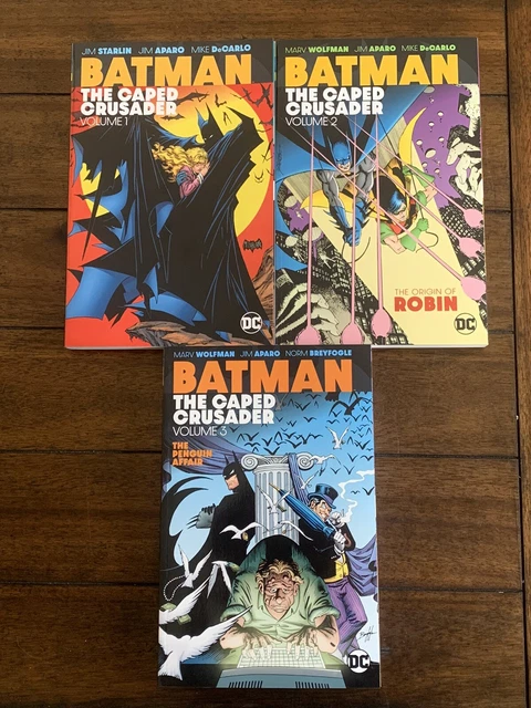 Batman: The Caped Crusader Vol 1 2 3 TPB Lot OOP Rare (DC Comics)