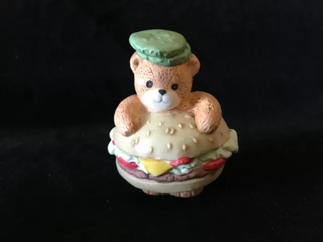 Lucy & Me Hamburger Bear Lucy Rigg ENESCO 1980