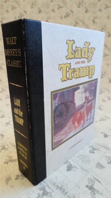 Disney Numbered LE Lady & The Tramp Fossil Book Box Time Piece Rare VHTF Watch