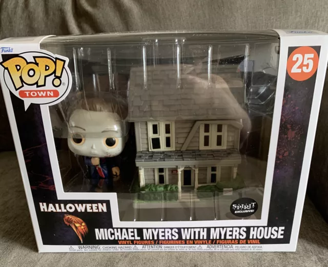Funko Pop Town Halloween Michael Myers with Myers House #25 - NEW!