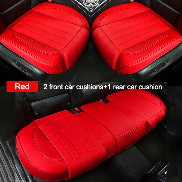 Auto Sitzbezüge Sitzauflage für Audi E-Tron A6 A7 A8 Schwarz Rot PU Le