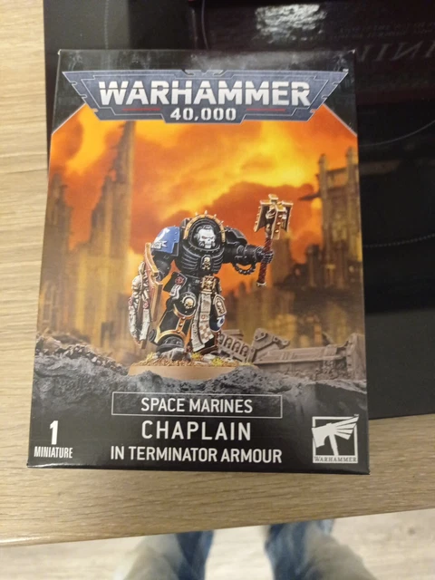 Warhammer 40K Space Marines Chaplain in Terminator Armour