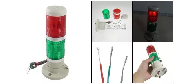 Industrial Lamps Red Green Signal Tower Lamp Warning Stack Light DC24V AC110V 2