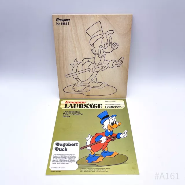Graupner Laubsäge-brettchen Nr. 5389 F Plantilla „Dagobert Duck “ Hecho En
