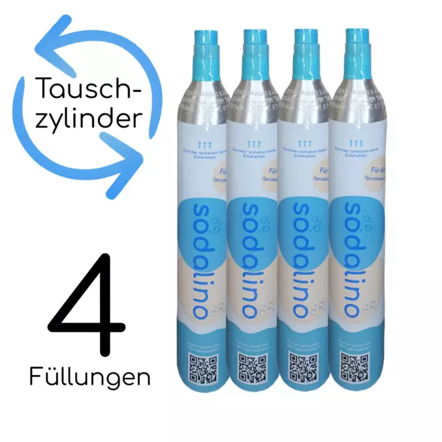 CO2-Zylinder 4 x 425g (nur Füllung) | Tauschaktion voll gegen leer Frist 14 Tage