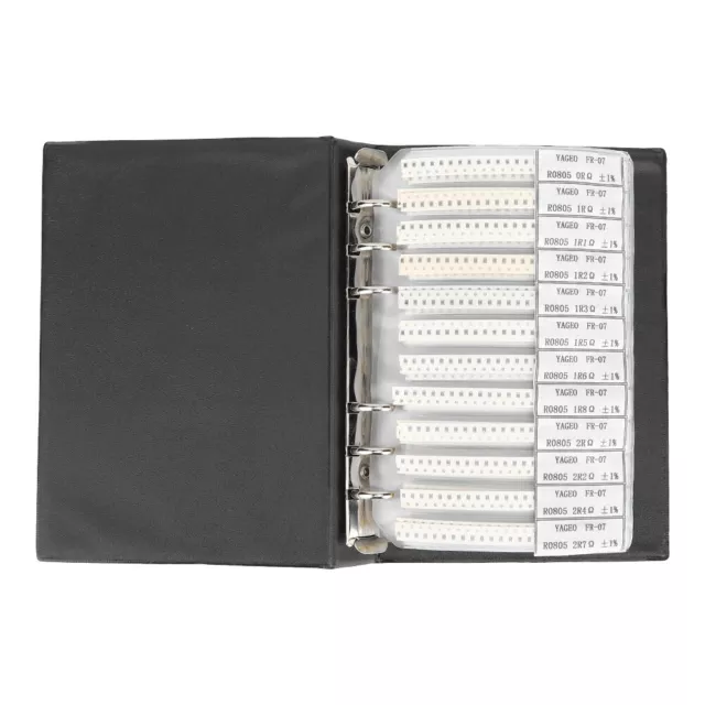 0805 Series 170 Types Resistors Assortment Kits Sample Book Black HEL