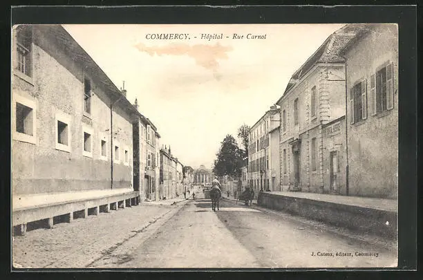 CPA Commercy, Hôpital, Rue Carnot 1915