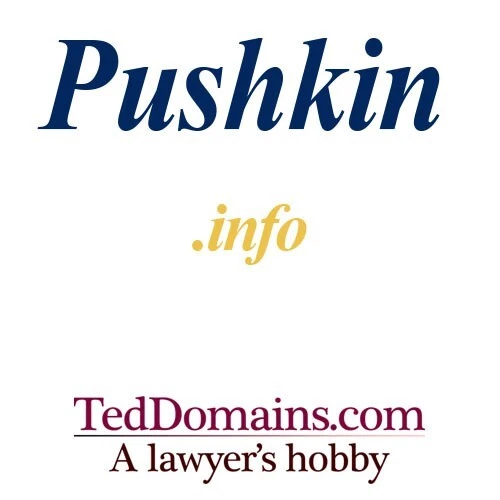Pushkin.info - Premium Domain - lll llll nnn nnnn