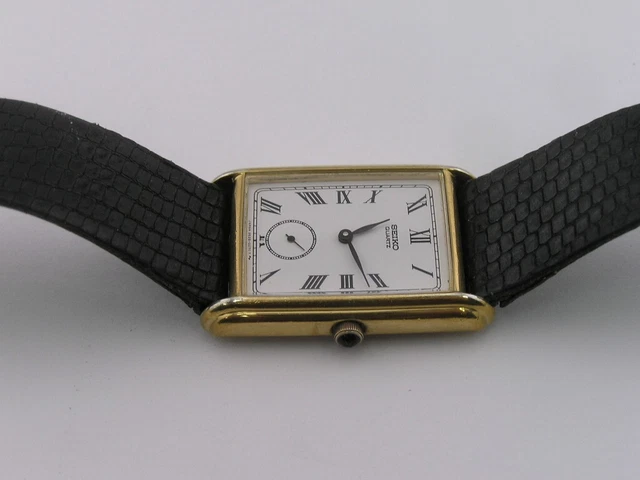 Cinturino Seiko Vintage 20mm In Vera Pelle Di Vitello – Marrone Stile Lucertola NOS Anni '60
