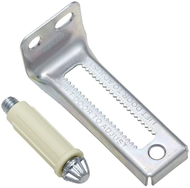 National Hardware  Zinc-Plated  Plastic/Steel  Folding Door Bottom Pivots  1 pk