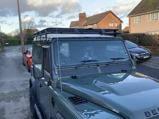 land rover defender 90 Flat Roof Rack, 3