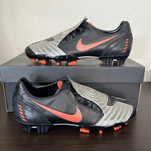 RARE SCARPE DA calcio Nike Total 90 Laser II FG nere 318792-081 US