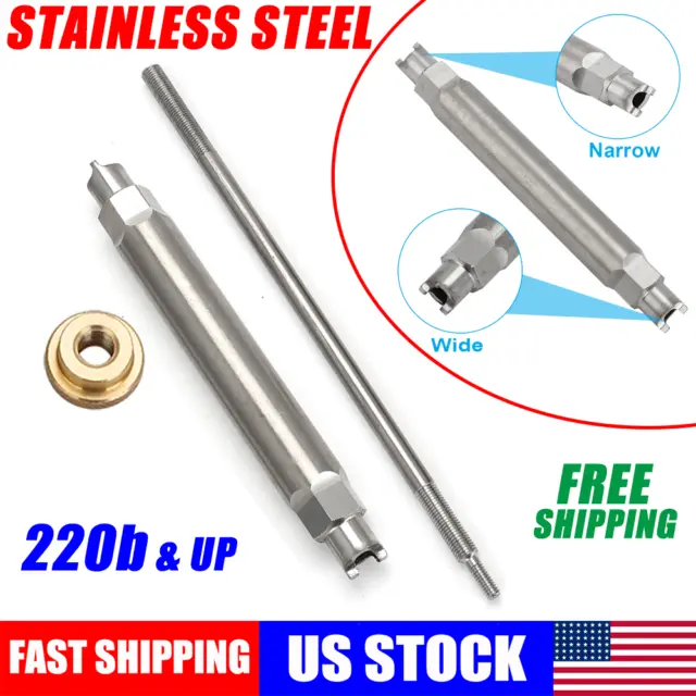 For Stove/Lantern DOUBLE END Wide Narrow Slot Check Valve Removal Tool 220b & up