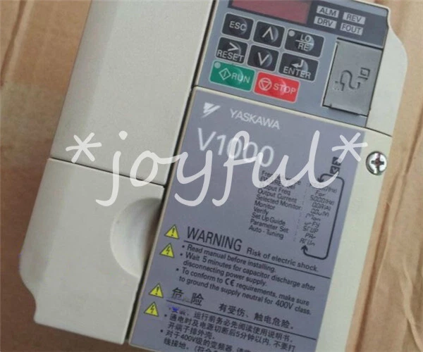 1PZ Convertitore di frequenza CIMR-VB4A0005BBA YASKAWA 380V 1,5 KW testato
