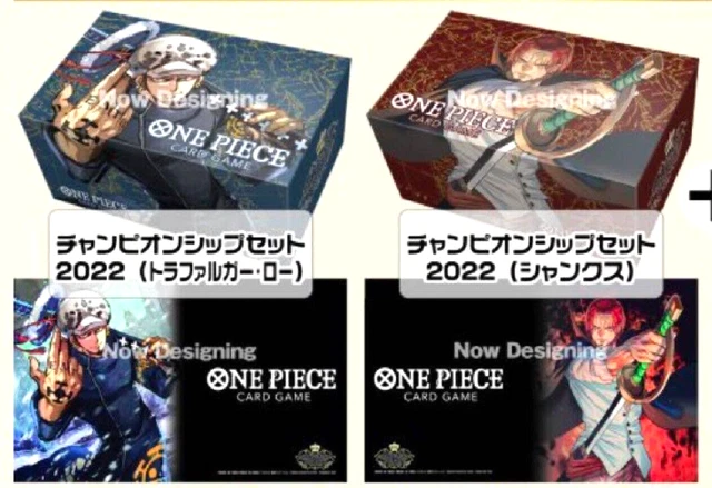 ONE PIECE CARD Game Championship Set Law & Shanks Playmat & Storage