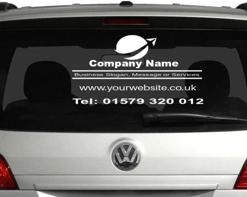 4 Adesivi Vinile Personalizzati Per Auto - Con Il Tuo Nome Stile Facebook Posizionamento Frontale A 1224395 - Foto 5