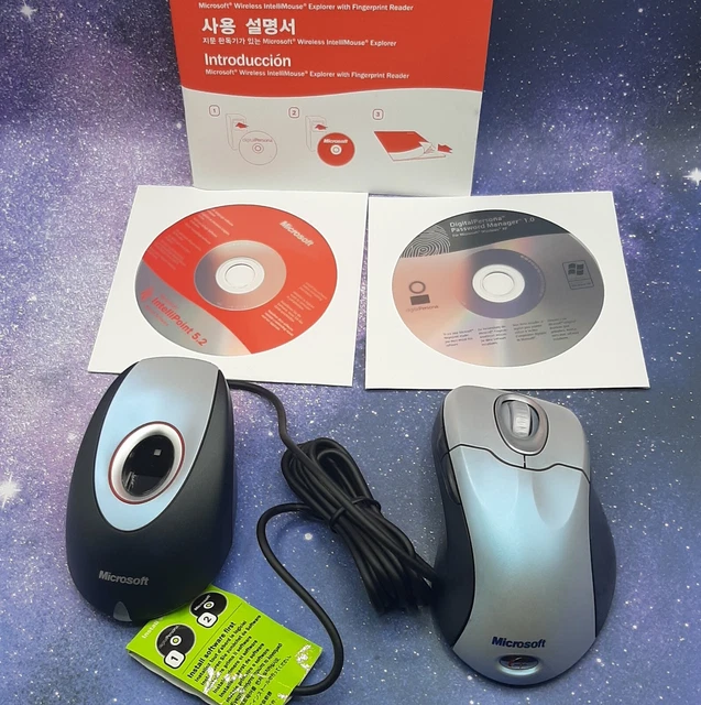 Intellimouse Mini MICROSOFT WIRELESS INTELLIMOUSE Explorer 2.0 with Fingerprint Reader ...