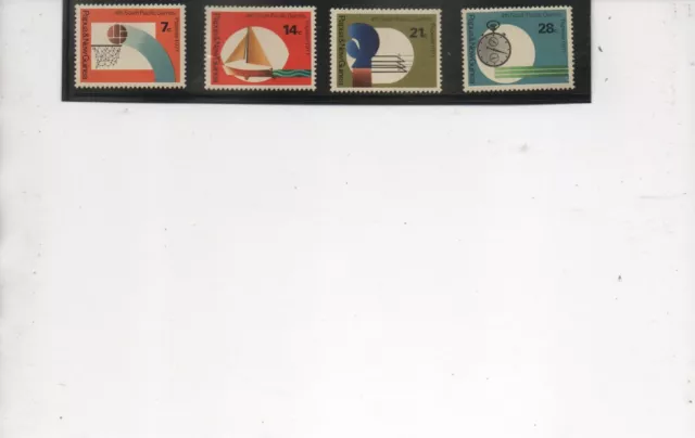 Papua New Guinea Stamps 1971 4th. Pacific Games set of 4 MNH SG200-203