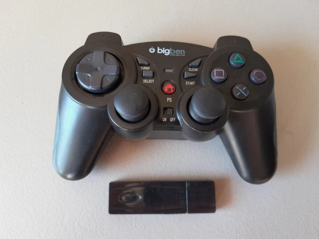 PLAYSTATION 3 MANETTE sans fil wireless BIGBEN compatible Ps3 / PC EUR