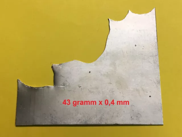 Degussa 925er Schmucksilber Silberblech 0,5 und 0,7mm Stärke, AUSWAHL (S4-24-16