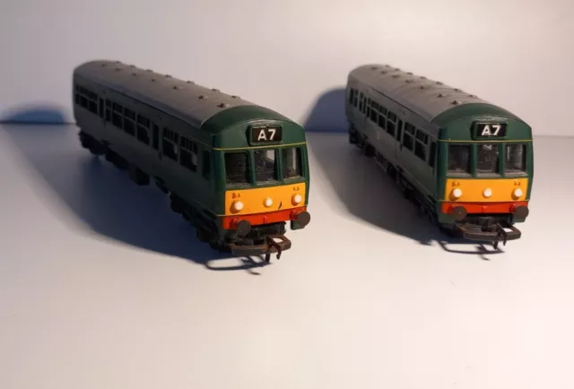 HORNBY R157 – BR Green DMU Class 101 Railcar Power Coach And Trailer Coach