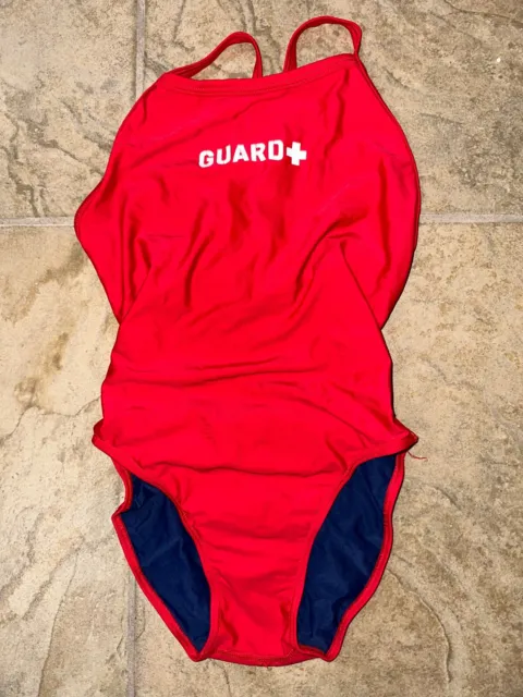 Sporti Guard Swim One-Piece Bathing Suit Womens Size 32