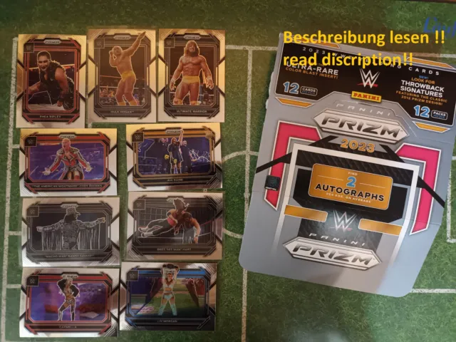 1-200 Base Cards WWE Prizm 2023 Panini Karten Wrestling