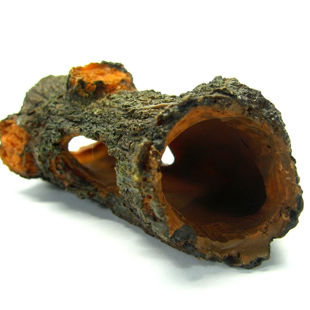 Decaying Trunk Aquarium Decorations 5.3" - Fish Tank Decor Driftwood Wood cave