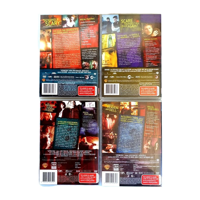 Series Science SUPERNATURAL COMPLETE SEASONS Series 1-11 DVD Sci-Fi Fantasy Gift Set ...