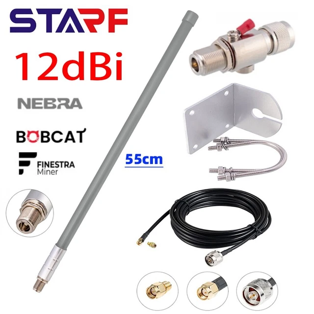 Cable-Adapter-Antenna Remplacement SMA Femelle Pour RP-SMA Mâle 12 Dbi 300 Mntd
