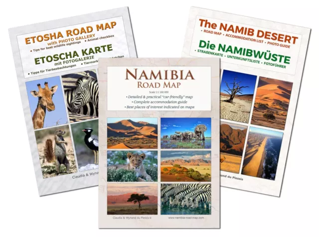 Das komplette Kartenset NAMIBIA (3-teilig) ~ Claudia Du Ples ... 9783947895410