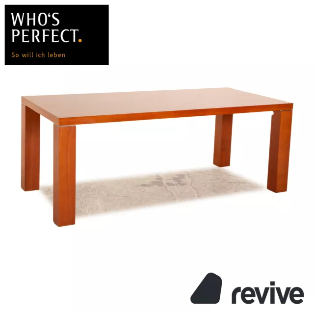 Who's Perfect Wood Dining Table Brown 200 x 75 x 100 CM