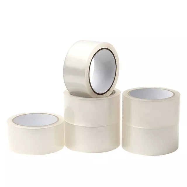 CLEAR Parcel Tape Packing  Packaging  Postage Tape Rolls 48mm x 66m