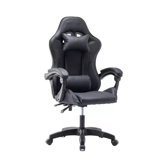 Gaming Chair Heavy Duty Reclining Ergonomic Swivel Chair with Pillow Cushion 2