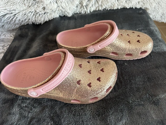 Disney rose gold crocs cheap
