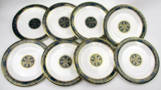 Set of 8 Royal Doulton Carlyle 6 1/2" Side Plates MINT Bread Dessert Salad H5018