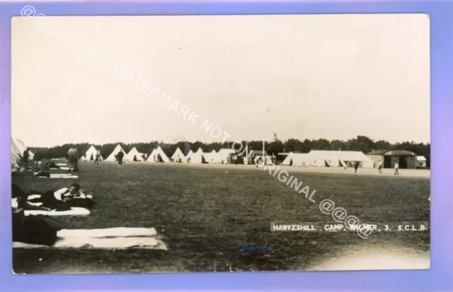 Ww1 War Army Field Camp Hawkeshill Walmer Deal Dover Kent Rp Real Photo Postcard