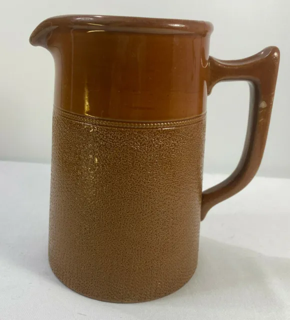 Fowler Ware Stone Ware Brown Jug Vintage