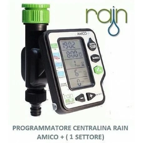 Programmatore Centralina Digitale A Batteria Rain Orbit Amico Piu'+ Irrigazione