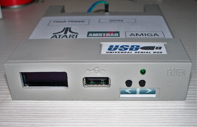 Lecteur Disquette USB Gotek Pour Amstrad 6128 – Prise Centronic Externe – Neuf