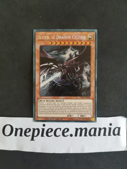 Yu-gi-oh! Slifer Le Dragon Céleste TN19-FR008