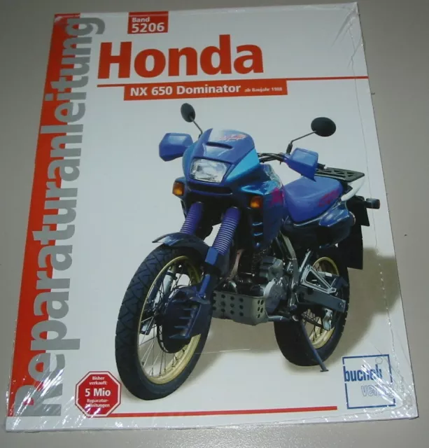 Reparaturanleitung Honda NX 650 Dominator ab Baujahr 1988 Reparatur Buch NEU!