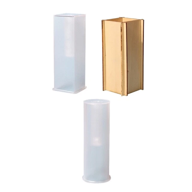 Flower Arrangement Epoxy Mold Silicone Flower Vase Resin Casting Mold Pen Holder