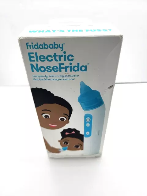FridaBaby NoseFrida Electric Nasal Aspirator Booger Sucker - Complete Open Box