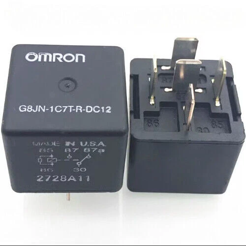Relais Automobile Omron G8QE-1A 12VDC – 6 Broches – Pour Circuits électriques Voiture, Camion, Bateau – Générique