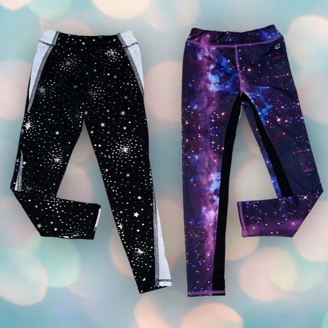 Girl’s Athletic Workout Gymnastics Dance Leggings Size S 6/6X